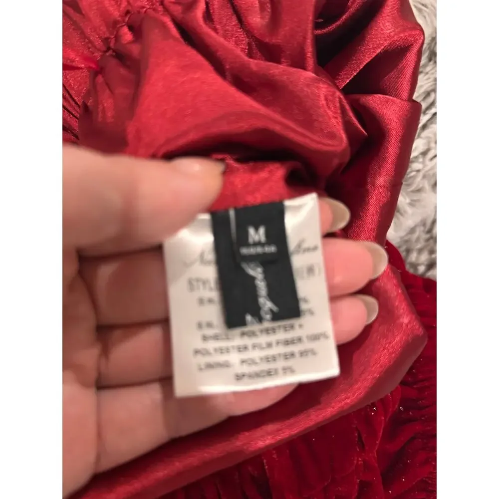 Nana Jacqueline candice dress red M - Picture 10 of 13